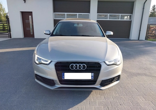 Audi A5 cena 59600 przebieg: 159000, rok produkcji 2016 z Jedwabne małe 121